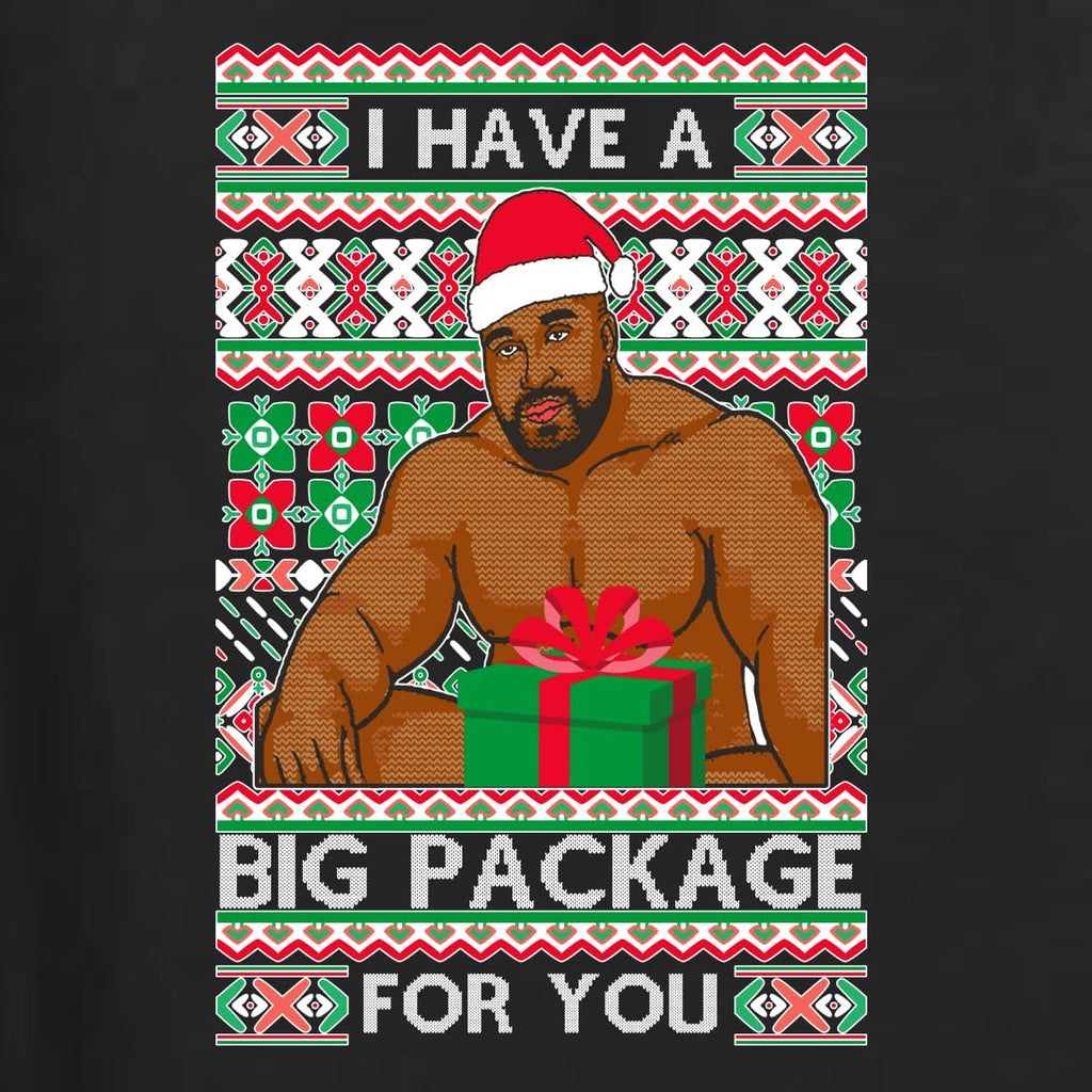 Big Package Meme Christmas Sweatshirt, view 3