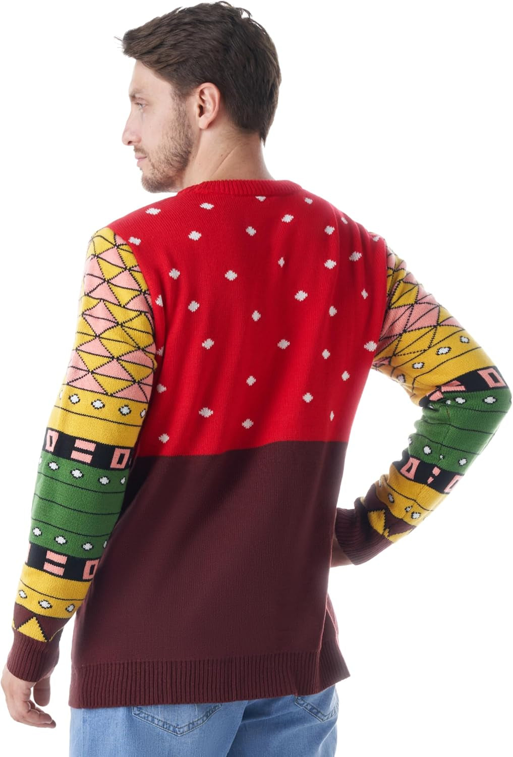 Light-Up Cool Santa Ugly Christmas Sweater, view 2
