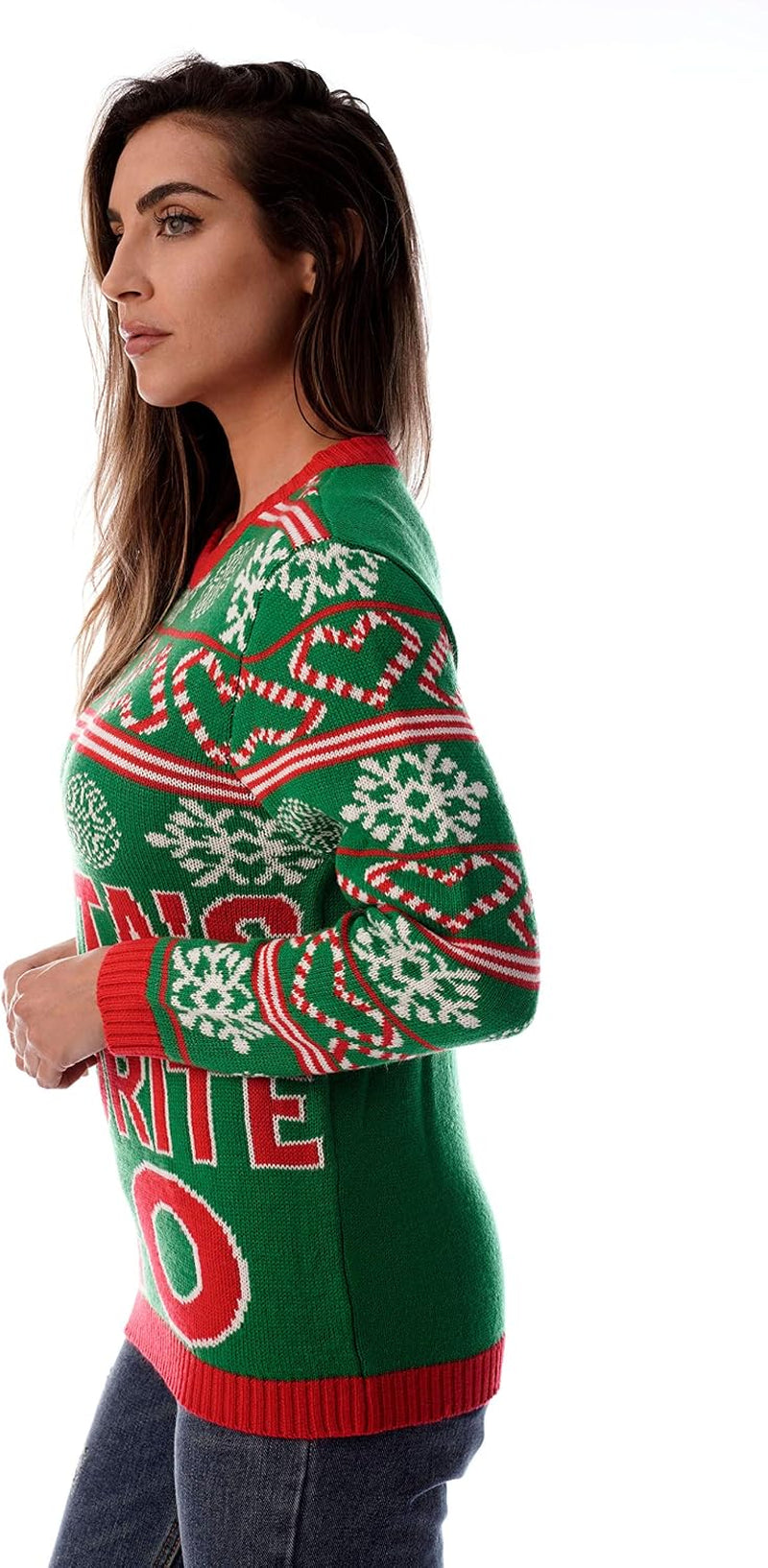 Santa's Favorite Ho Ugly Christmas Sweater, view 3