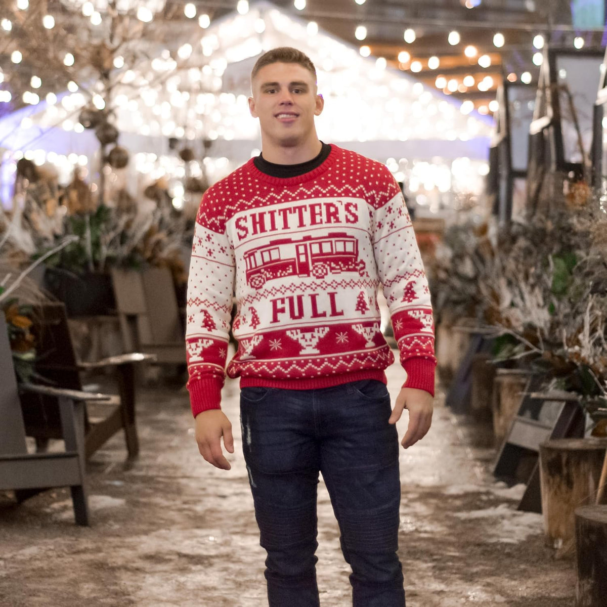 Shitter's Full Ugly Christmas Sweater, view 5