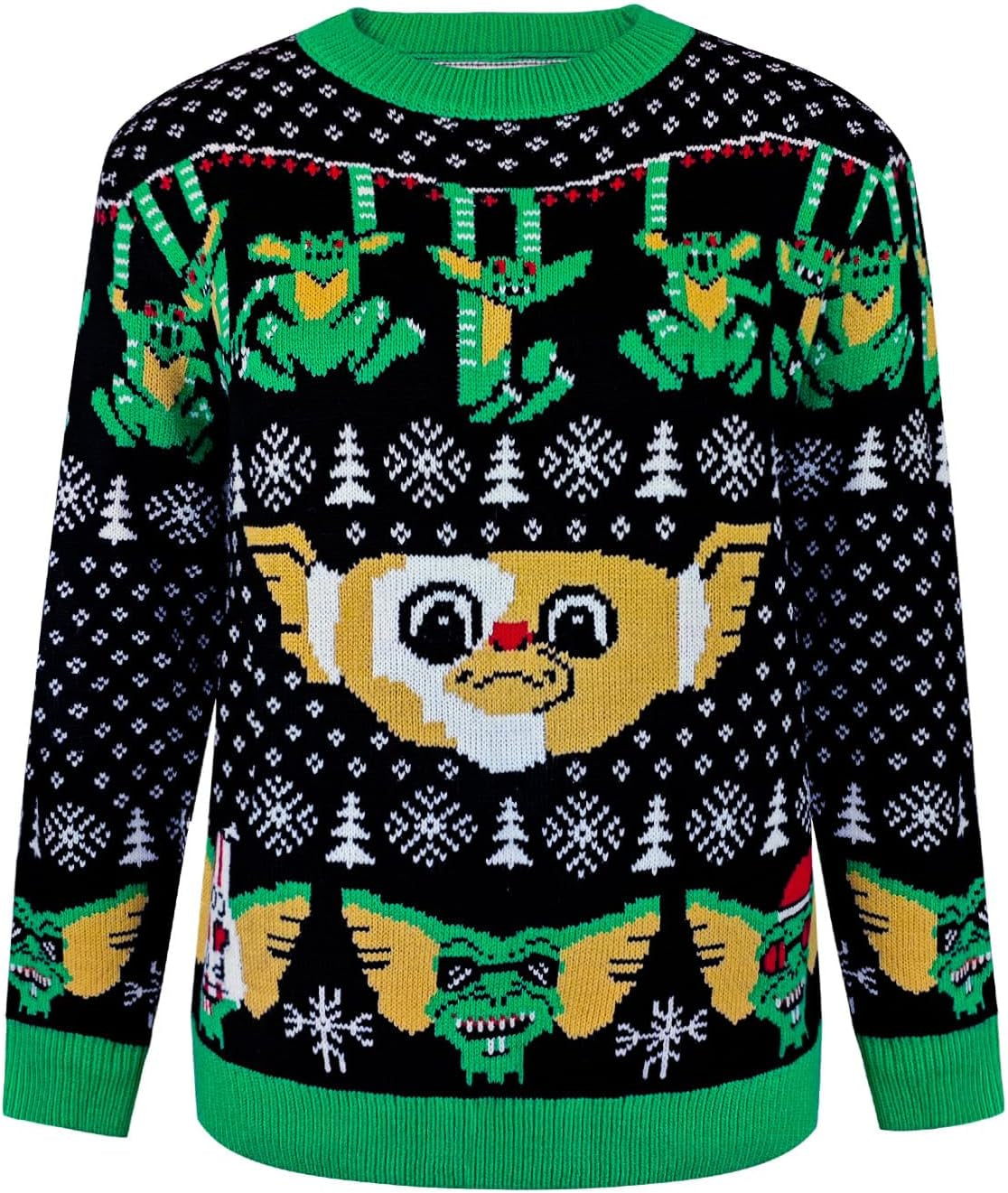Gremlin Pattern Ugly Christmas Sweater