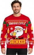 Santa's Little Drinker Ugly Christmas Sweater