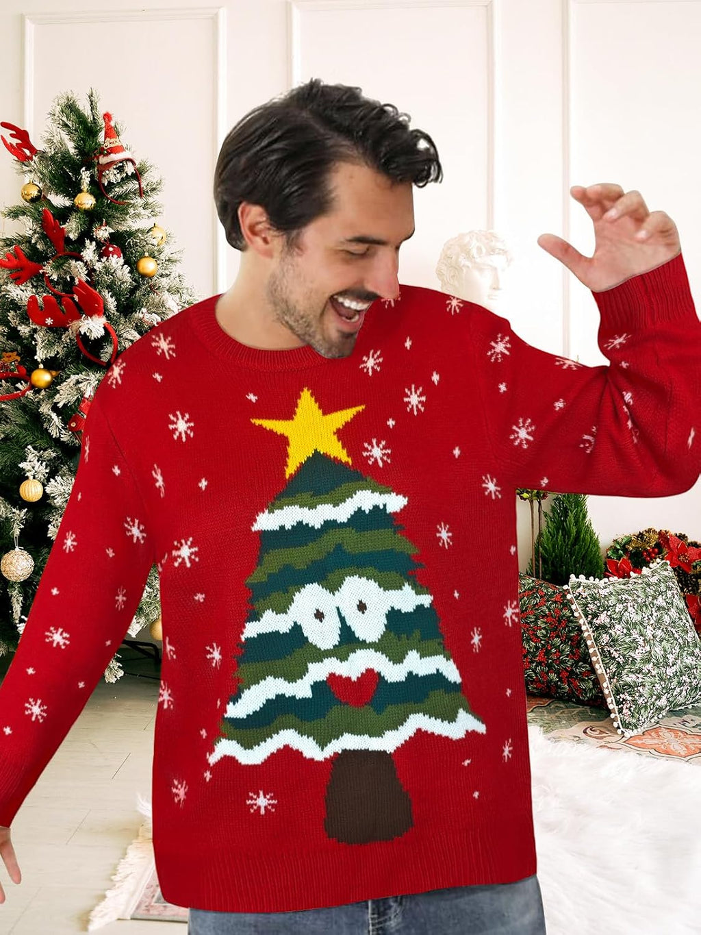Goofy Christmas Tree Ugly Sweatshirt