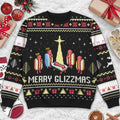 Merry Glizzmas Hot Dog Christmas Sweatshirt
