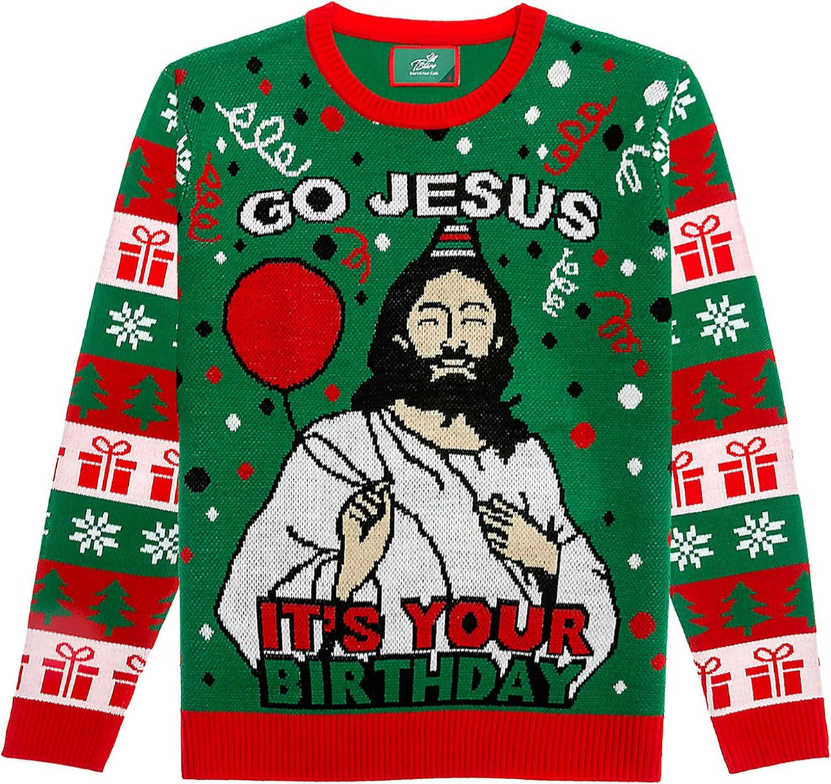 Go Jesus It's Your Birthday Ugly Christmas Sweater