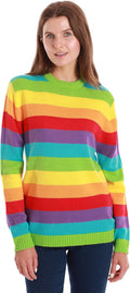 Rainbow Stripe Christmas Sweater, view 5