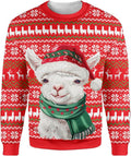 Christmas Alpaca Ugly Sweatshirt