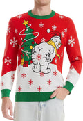 Wacky Snowman Ugly Christmas Sweater