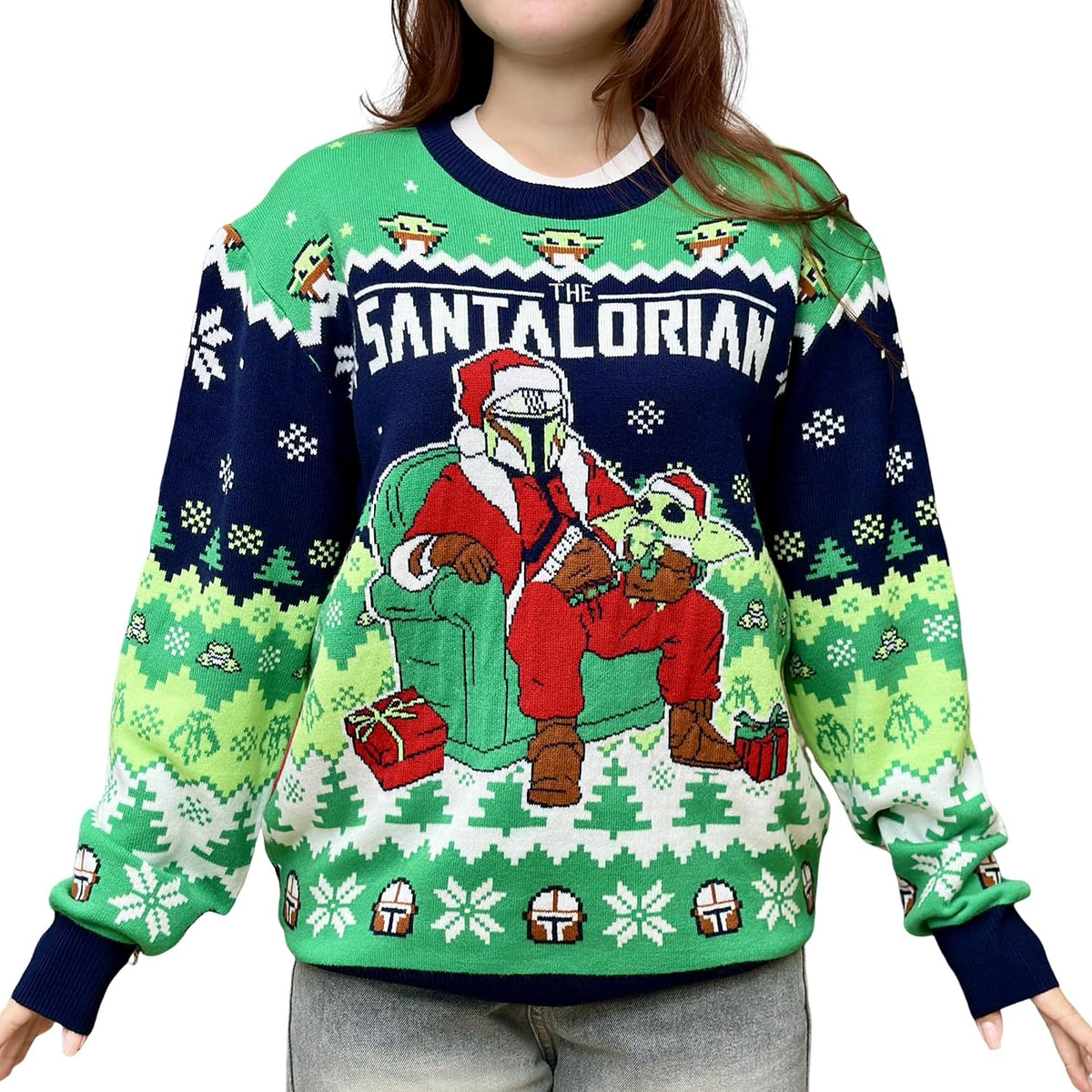 Santalorian Leg Lamp Ugly Christmas Sweater