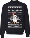 Sorry Merica's Full Christmas Sweatshirt, view 28