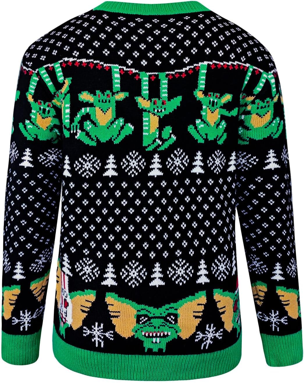 Gremlin Pattern Ugly Christmas Sweater, view 4
