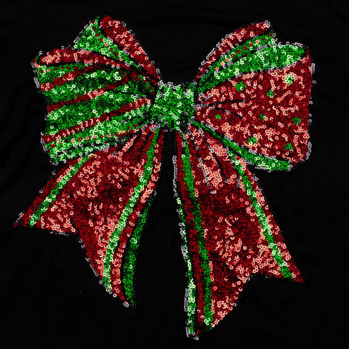 Plaid Bow Christmas Top