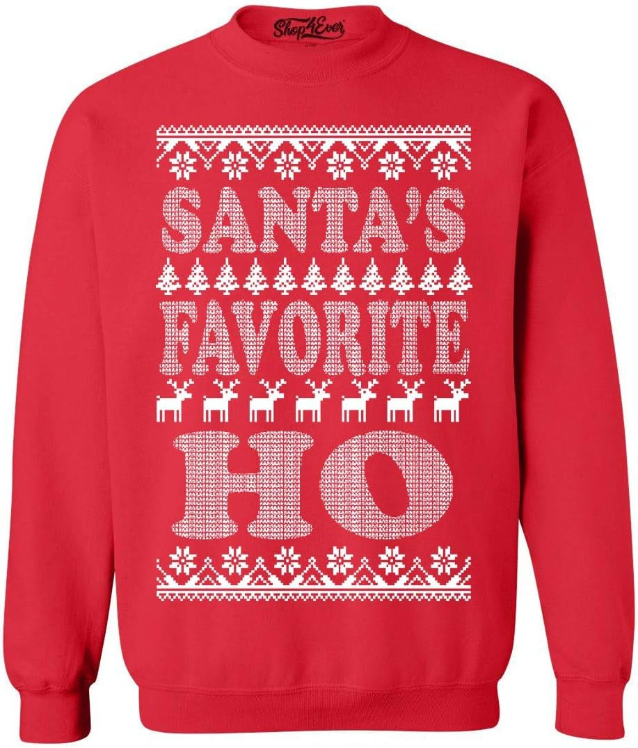 Santa's Favorite Ho Christmas Sweatshirt