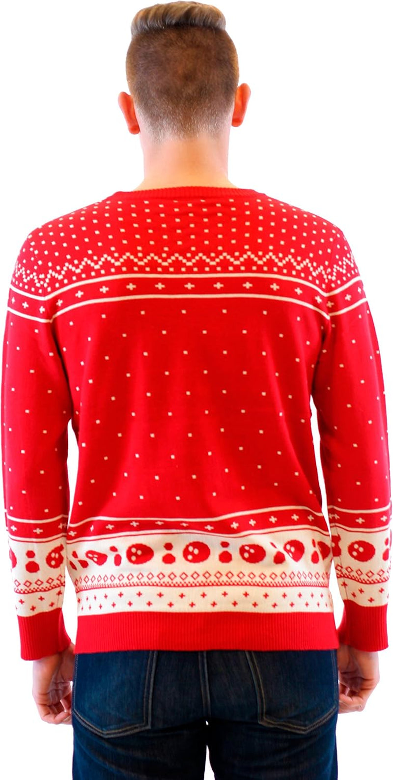 The Dude Abides Ugly Christmas Sweater, view 4