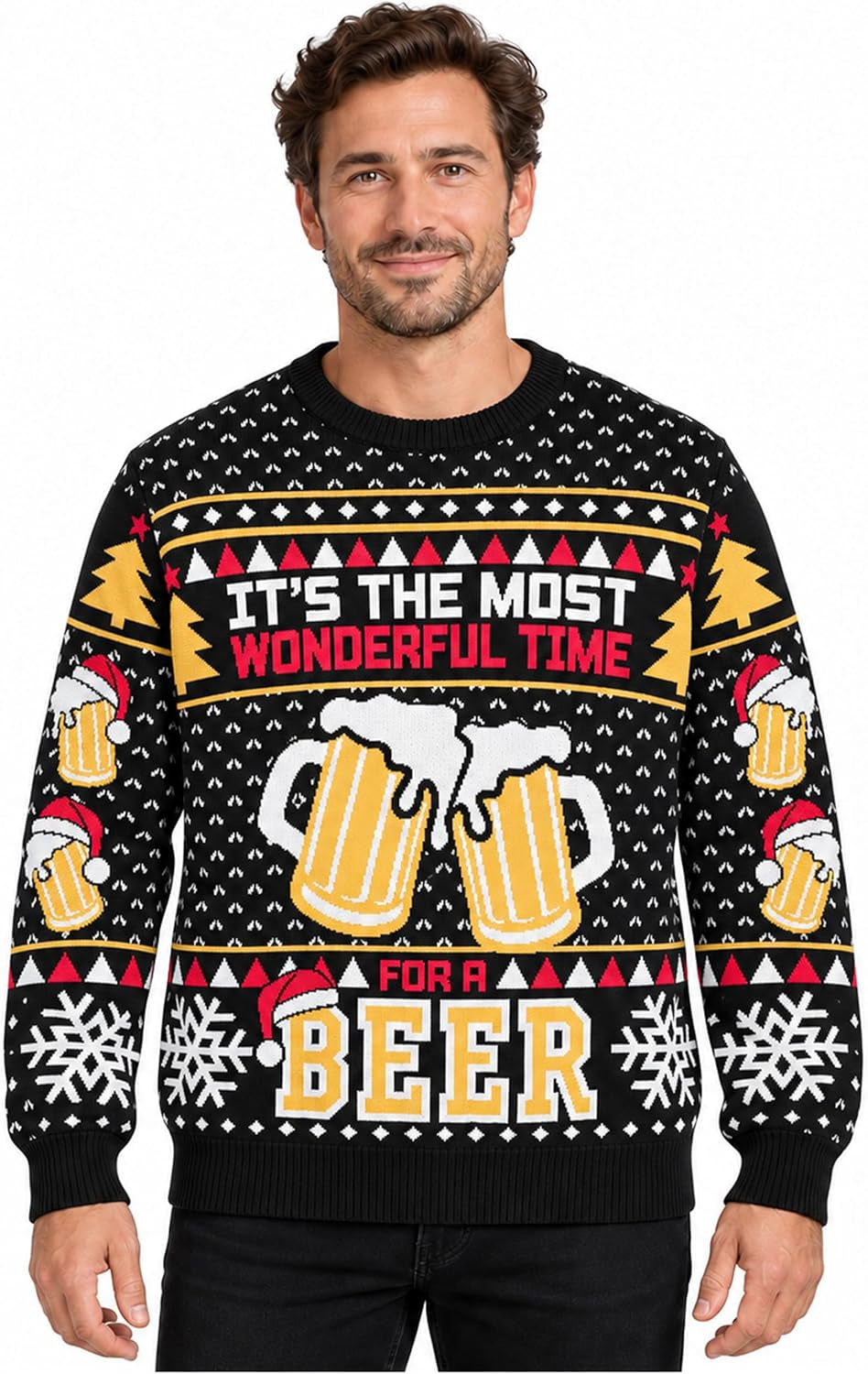 It's the Most Wonderful Time for a Beer Ugly Christmas Sweater
