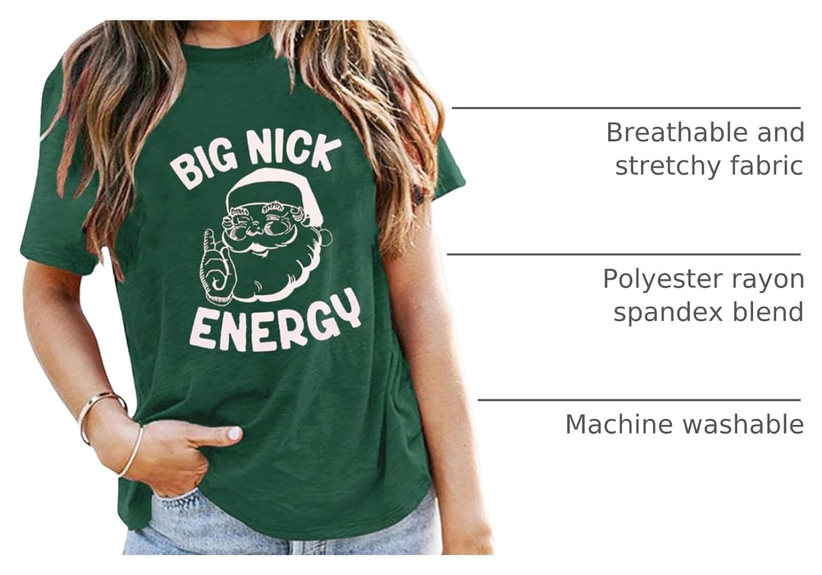 Big Nick Energy Christmas T-Shirt