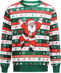 Dancing Santa Ugly Christmas Sweatshirt