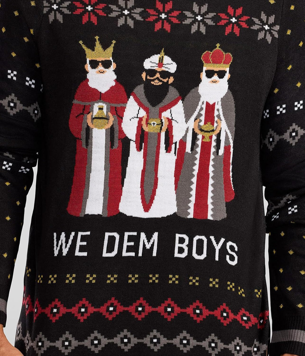 We Dem Boys Ugly Christmas Sweater, view 5