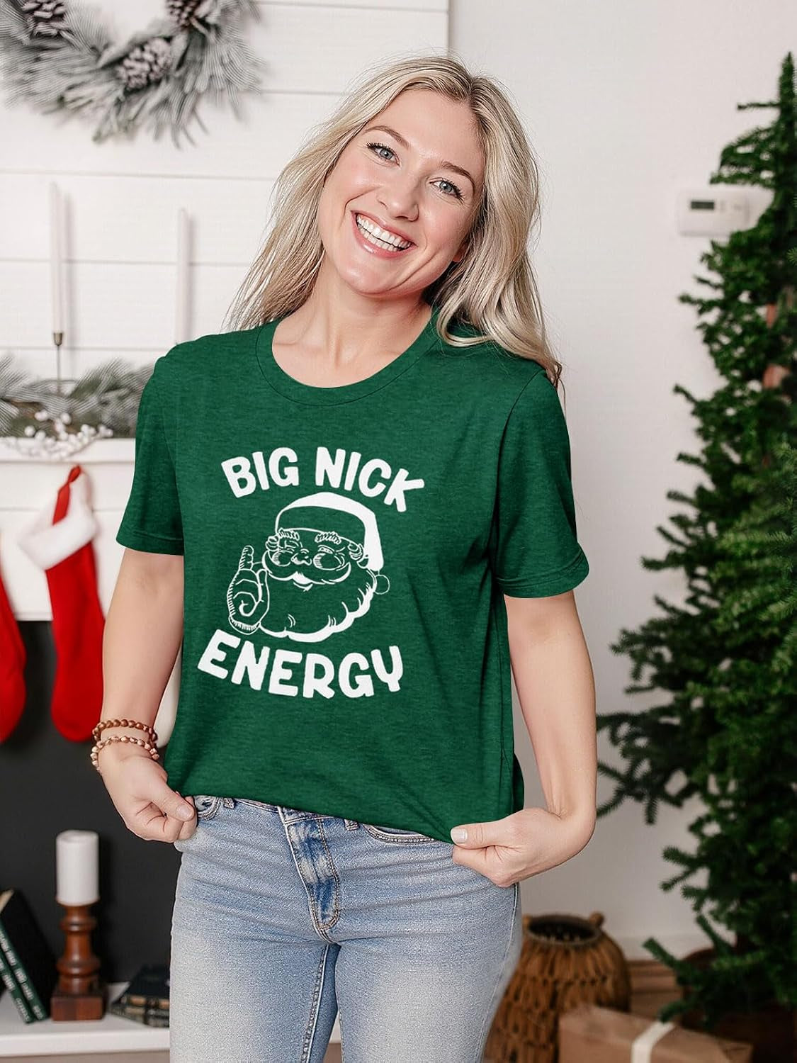 Big Nick Energy Christmas T-Shirt