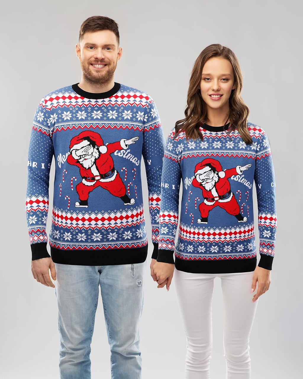 Dabbing Santa Ugly Christmas Sweater, view 3
