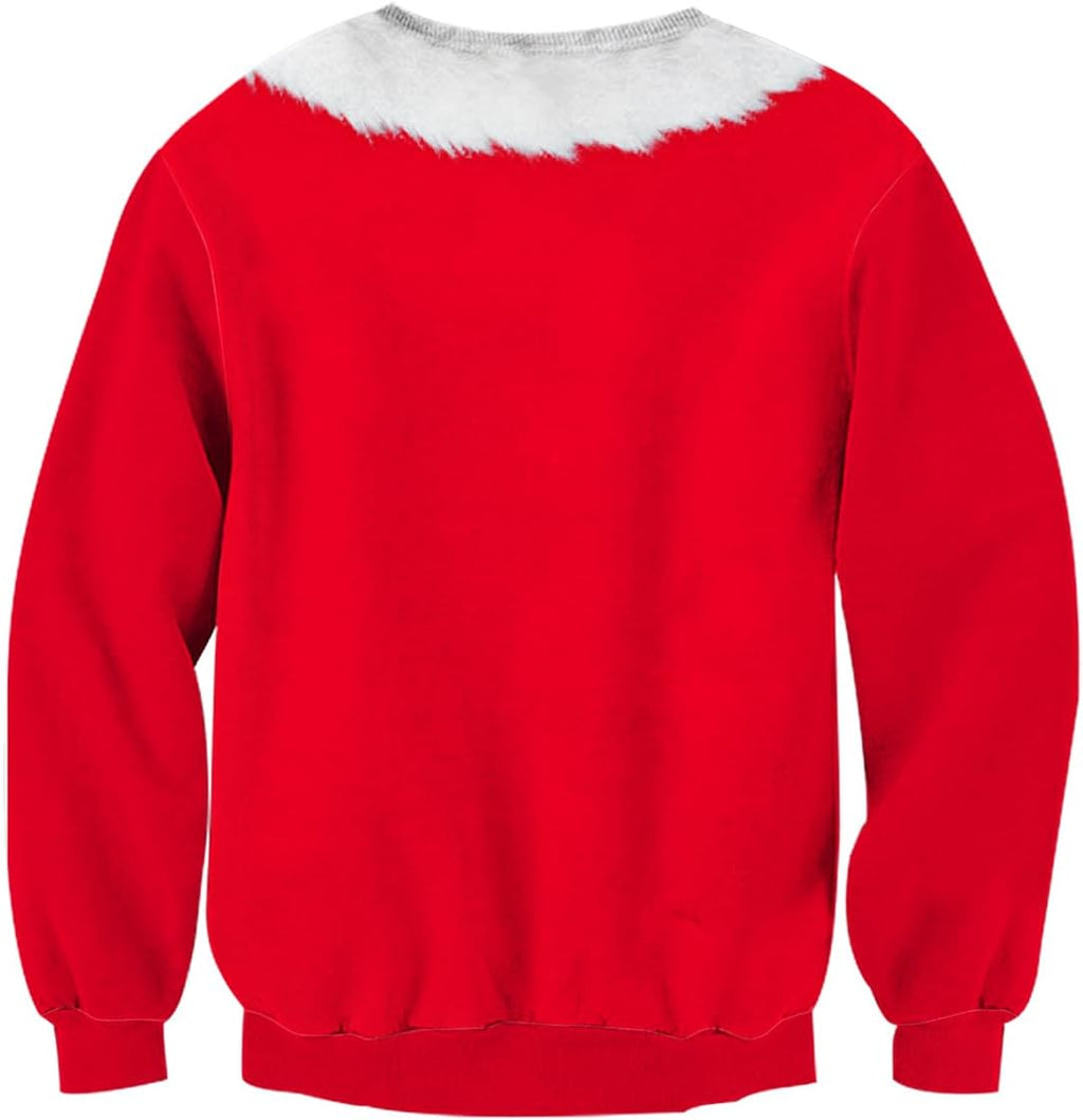 Fake Muscle Santa Suit Christmas Sweatshirt
