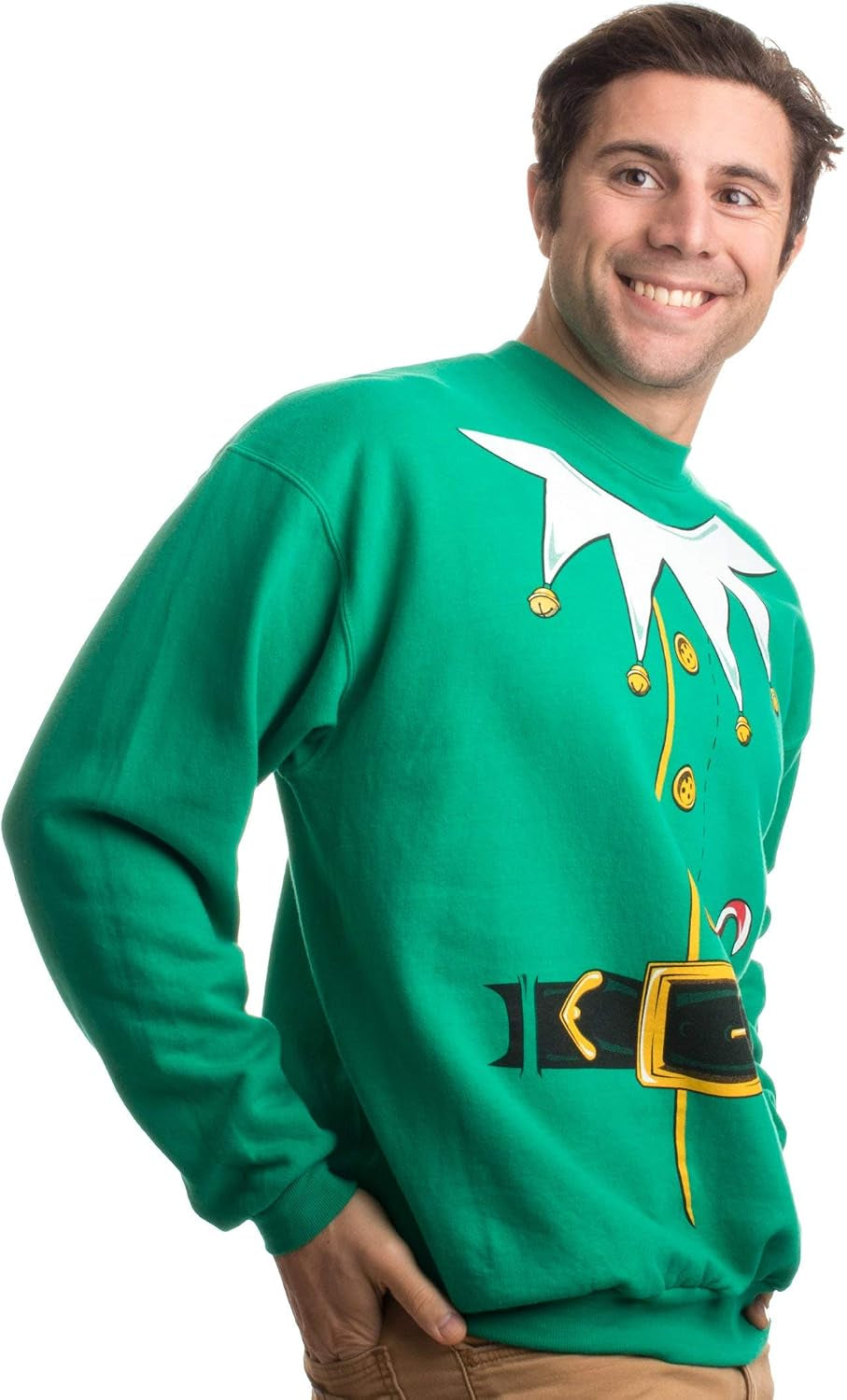 Elf Costume Christmas Sweatshirt, view 5