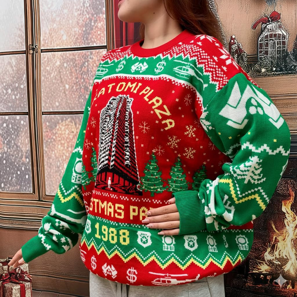 Nakatomi Plaza Christmas Party Ugly Sweater, view 5