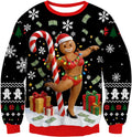 Bikini Gingerbread Christmas Sweatshirt