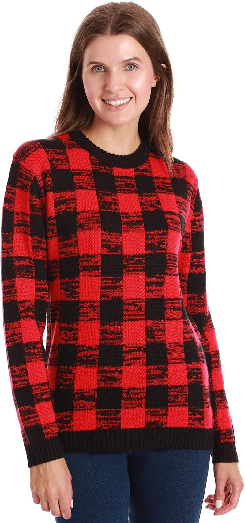 Buffalo Plaid Christmas Sweater, view 12