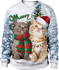 Christmas Kittens Ugly Sweatshirt
