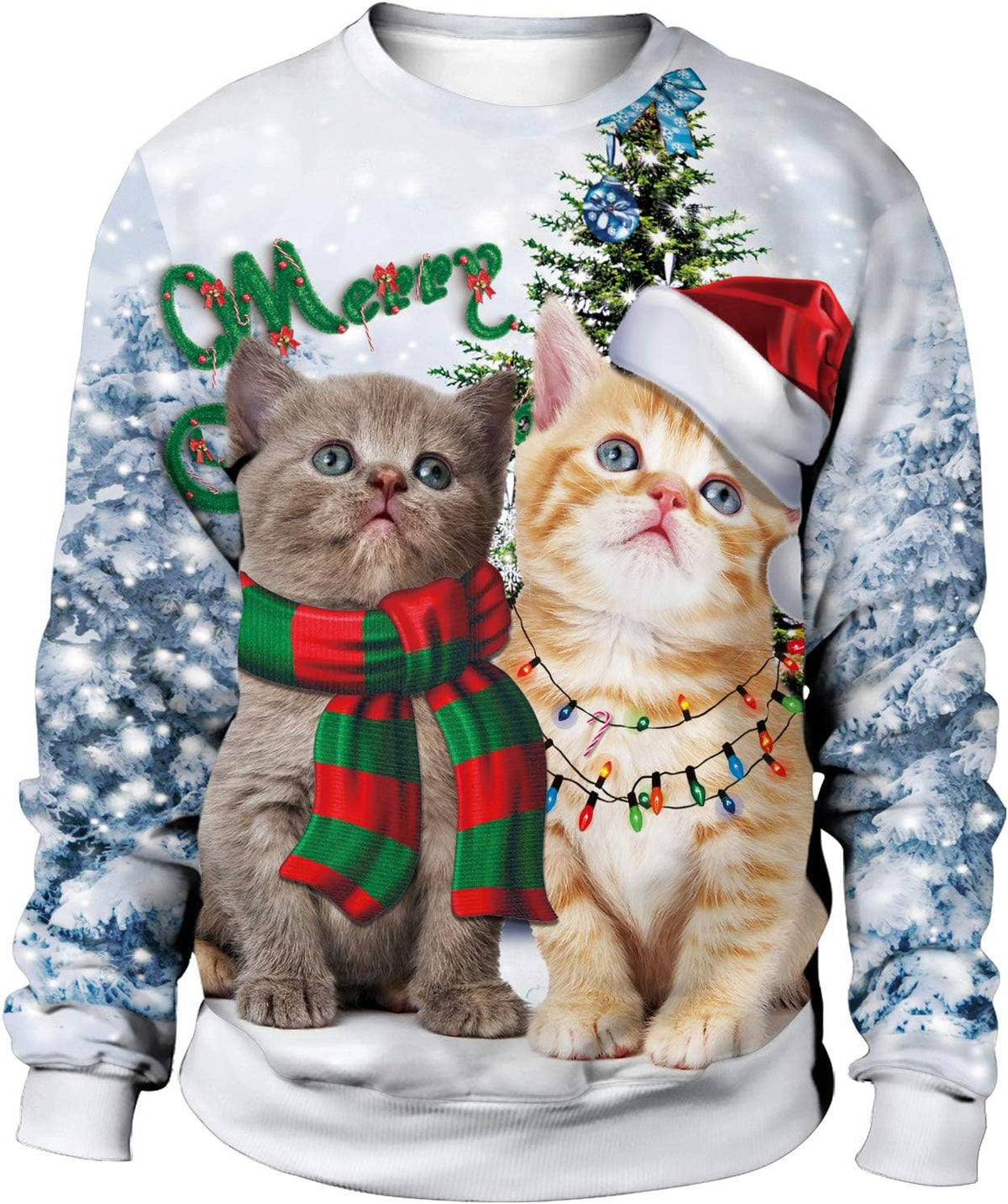 Christmas Kittens Ugly Sweatshirt