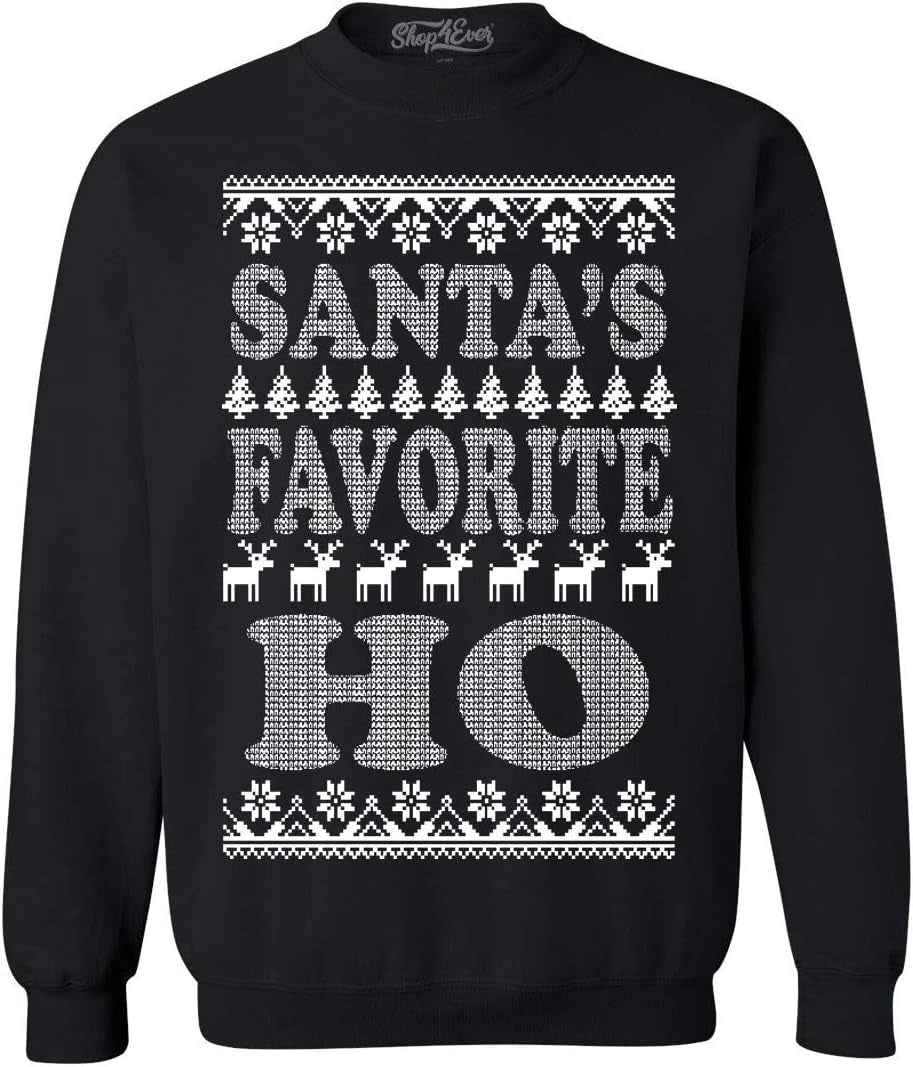 Santa's Favorite Ho Christmas Sweatshirt, view 6
