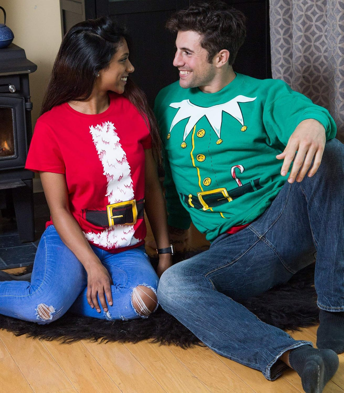 Elf Costume Christmas Sweatshirt, view 6