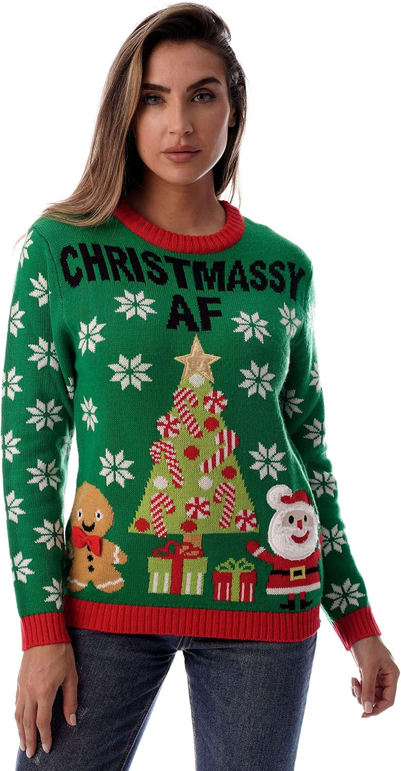 Christmassy AF Ugly Christmas Sweater