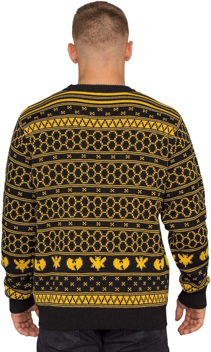 Killer Bees Black and Yellow Ugly Christmas Sweater, view 4