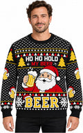 Ho Ho Hold My Beer Ugly Christmas Sweater