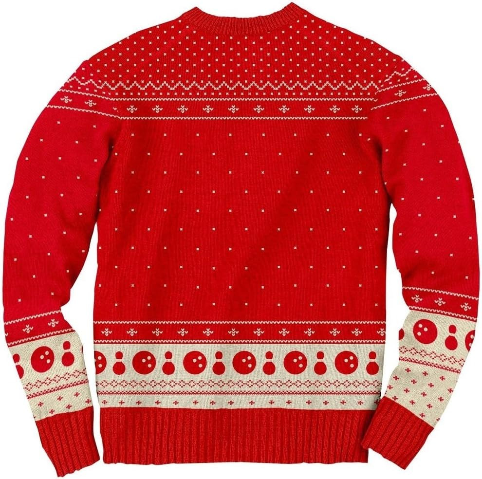 The Dude Abides Ugly Christmas Sweater, view 3