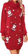 Santa Christmas Sweater Dress