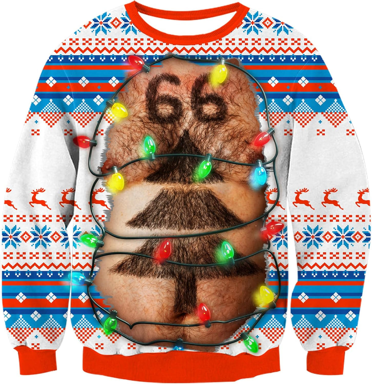 Chest Hair Christmas Tree Sweatshirt
