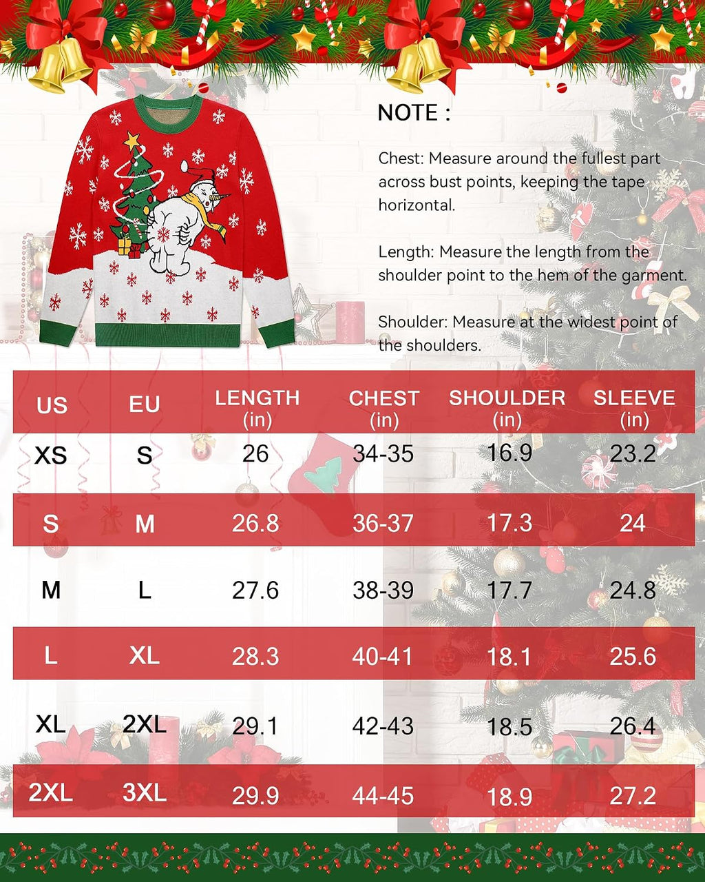 Wacky Snowman Ugly Christmas Sweater, view 5