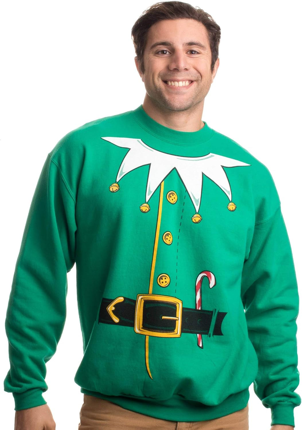 Elf Costume Christmas Sweatshirt, view 4