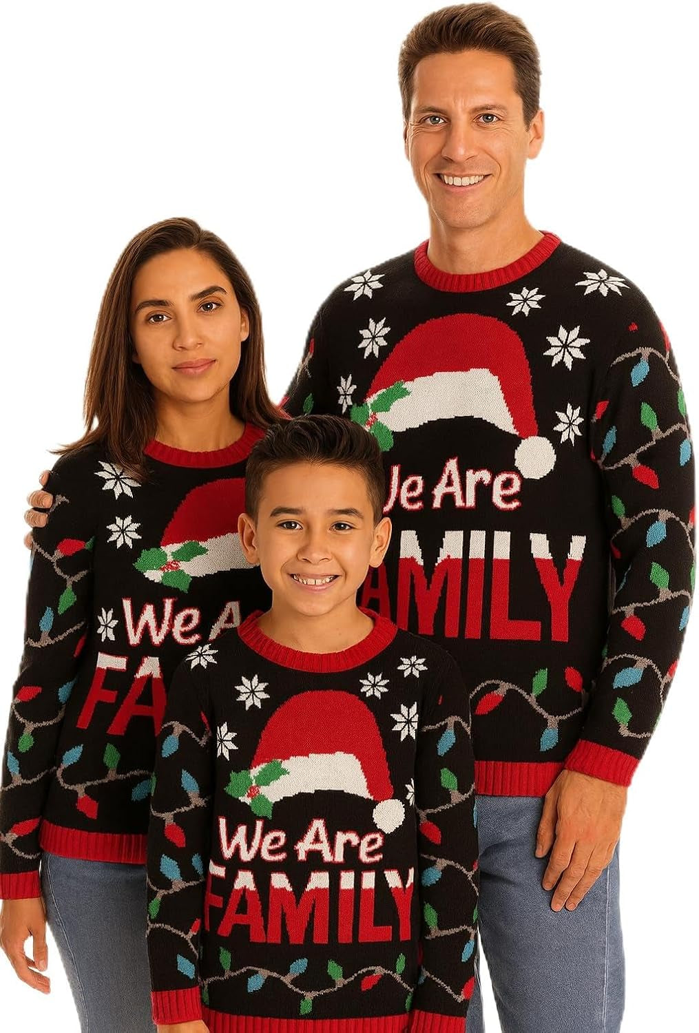 We Are Family Matching Ugly Christmas Sweater