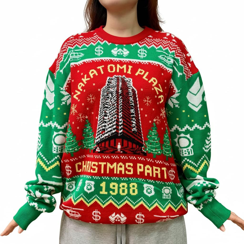 Nakatomi Plaza Christmas Party Ugly Sweater
