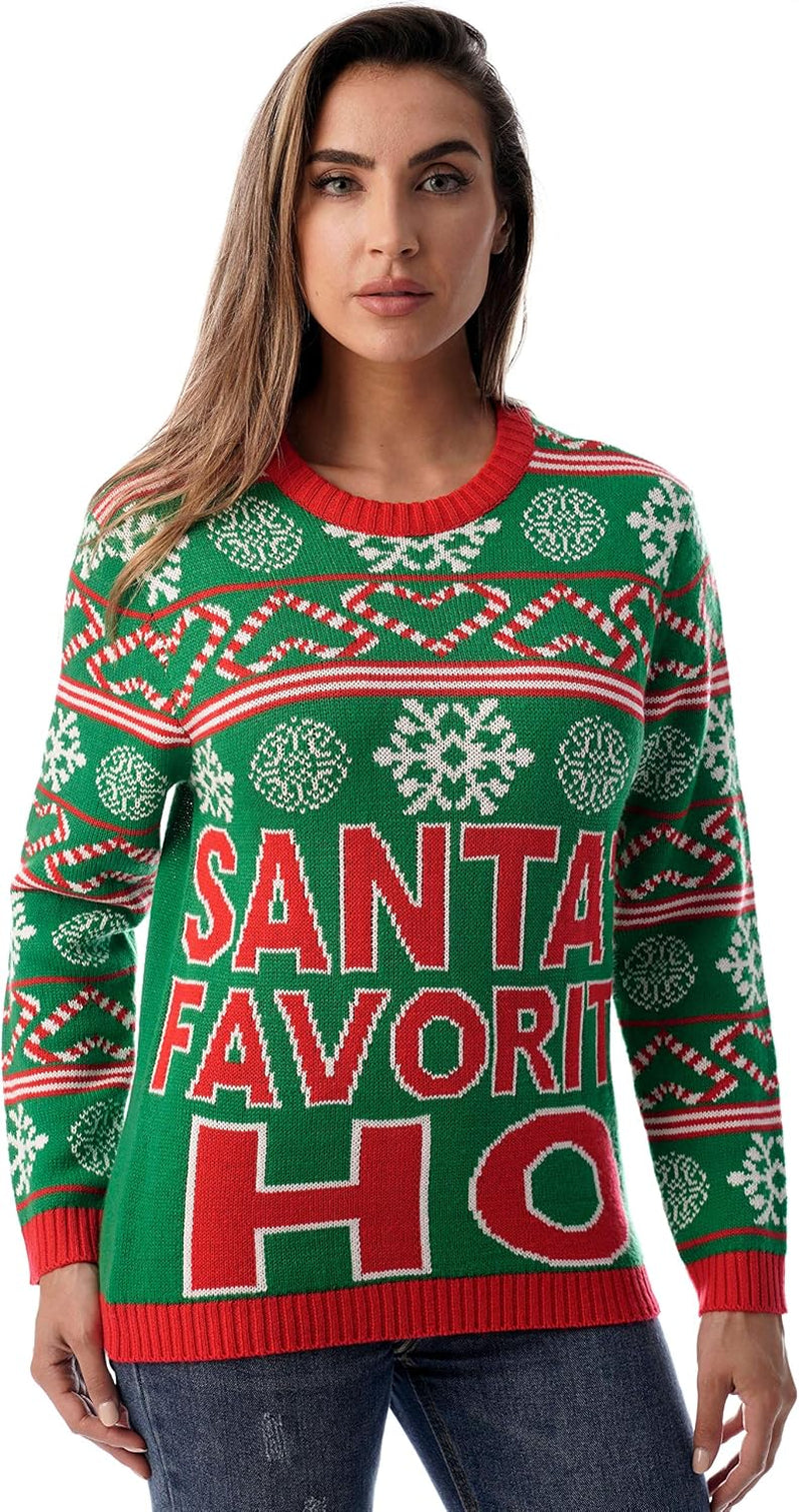 Santa's Favorite Ho Ugly Christmas Sweater