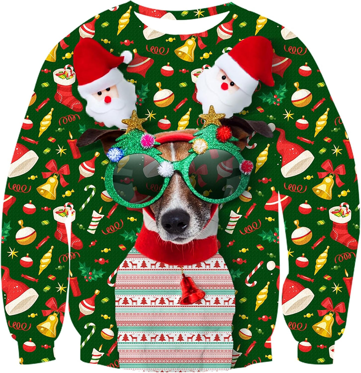 Party Dog Christmas Sweatshirt